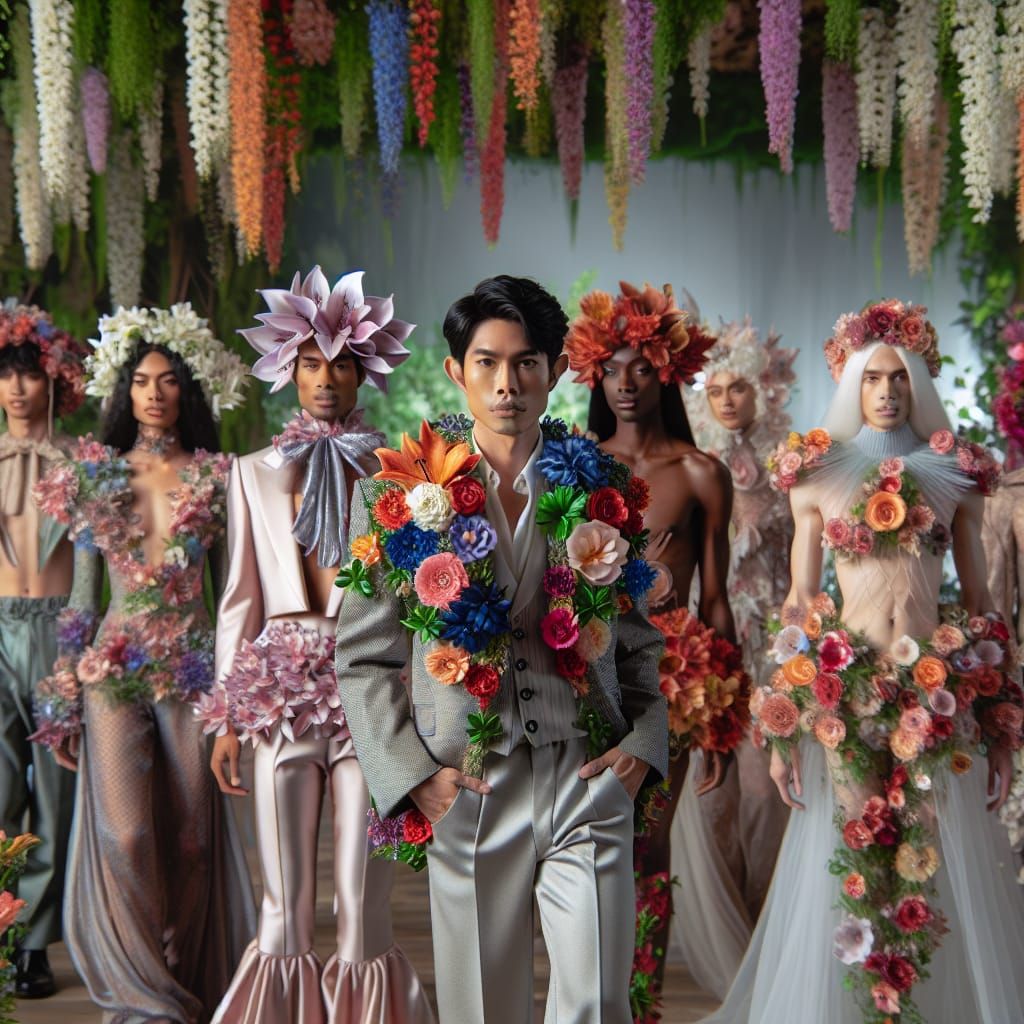 Flower Elf Fashion Show in Whimsical Forest