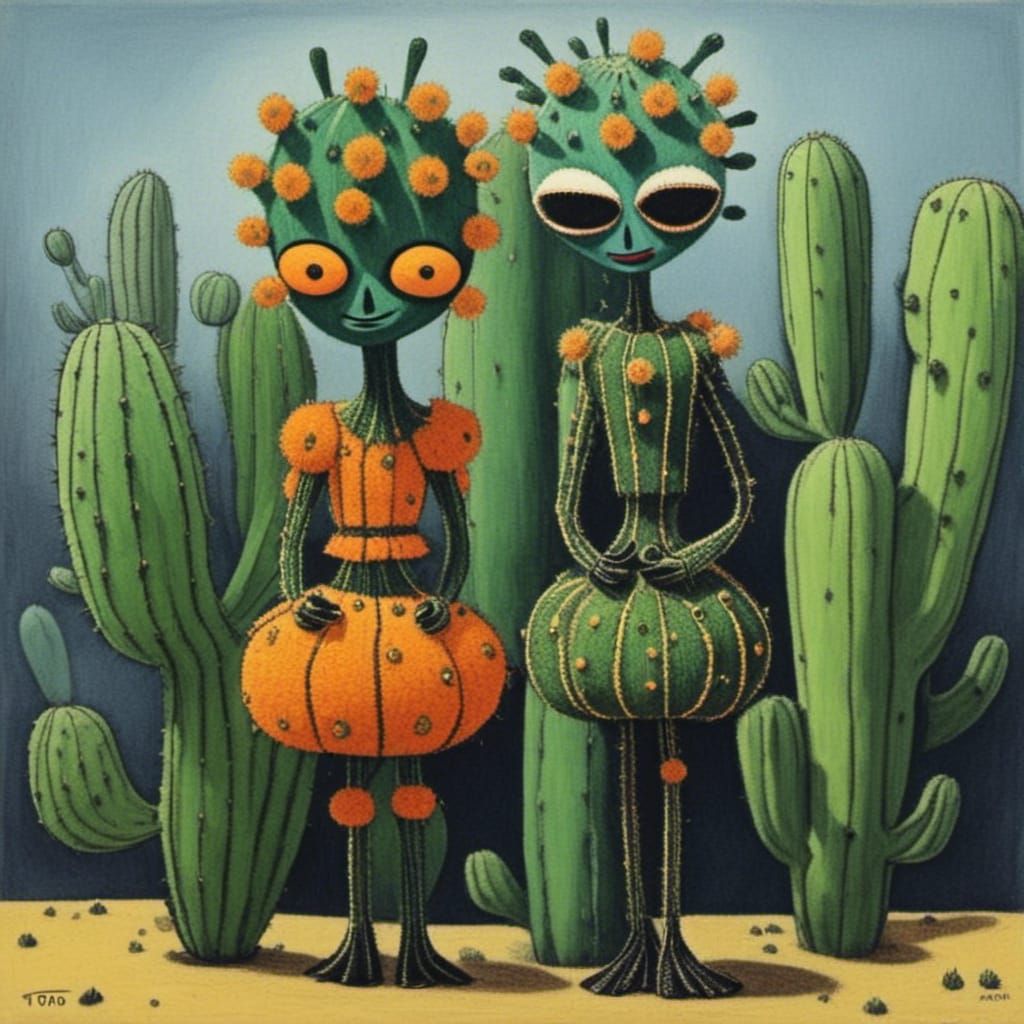 AI Generated Cactus Person: A Visual Exploration