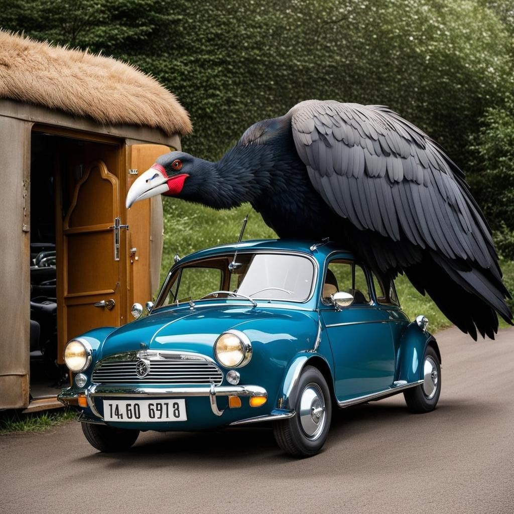 uuuuh.... there's a bird on your car...