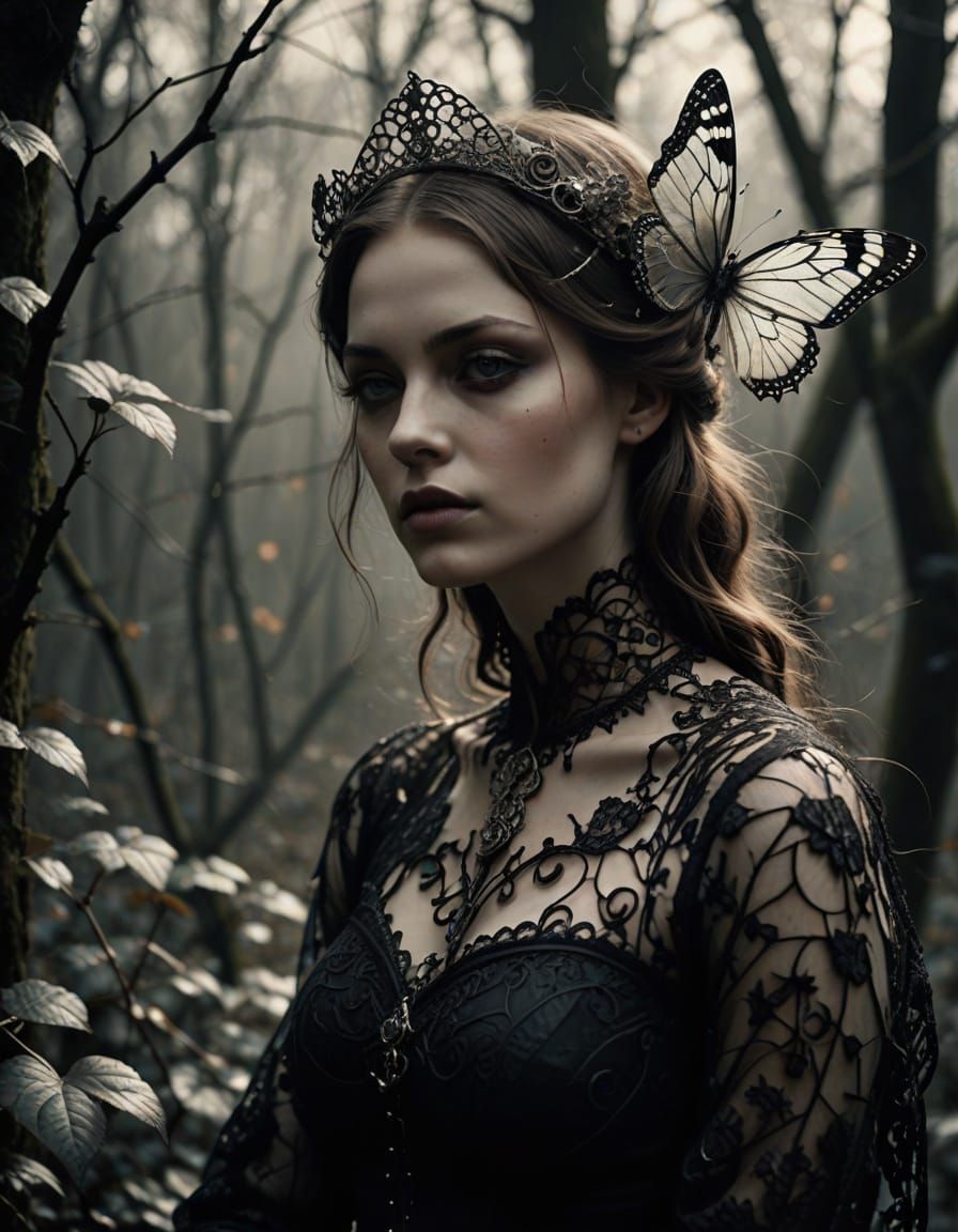 Magical Realism: Fairy Grunge Double Exposure