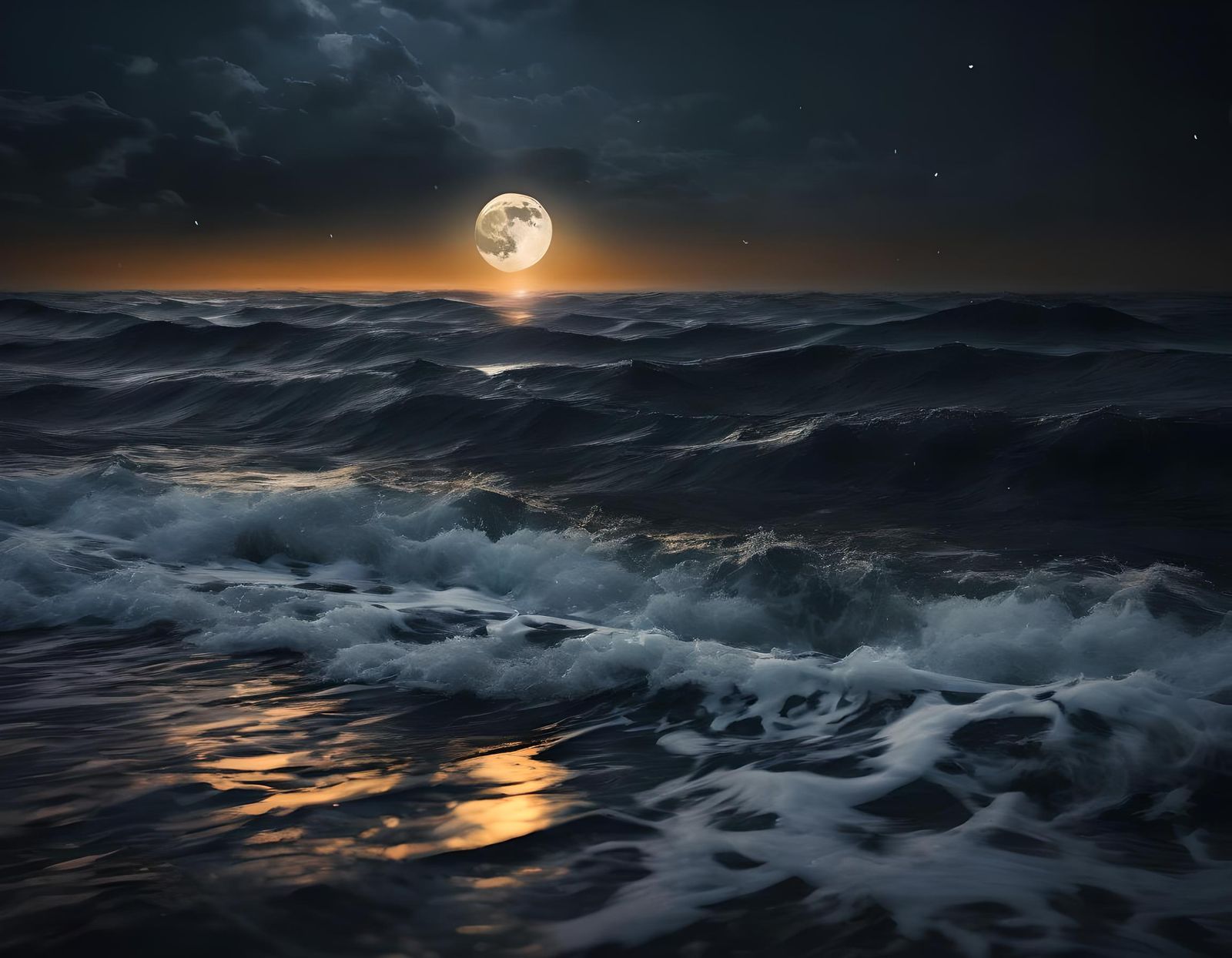 Anthropomorphic Bittersweet Teardrops Explode Over Ocean