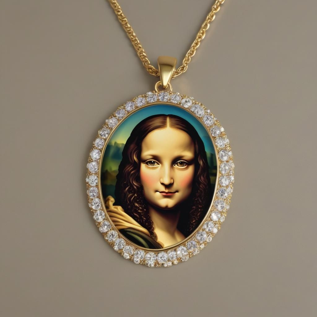 Bedazzled Mona Lisa: A Sparkling Renaissance