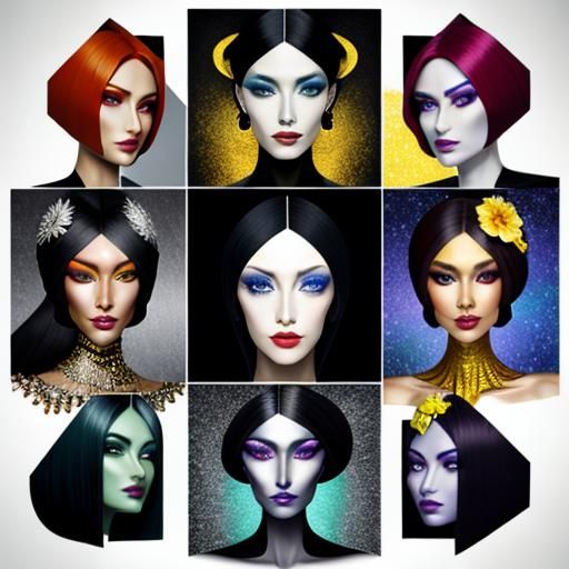 Beauty can be multifaceted