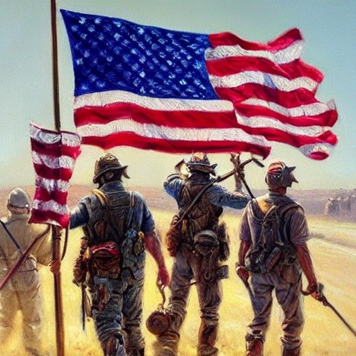 United People: Oil Painting in Gurney Style