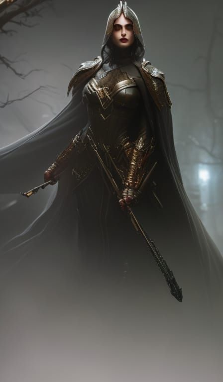 Sinister Man with Spiderweb Armor Portrait