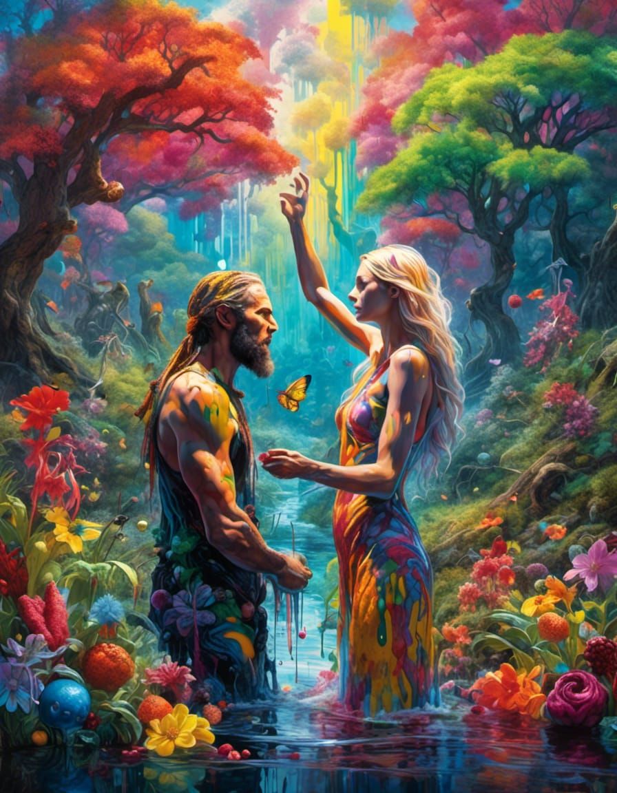 Adam and Eve in Biodiversity Rich Eden