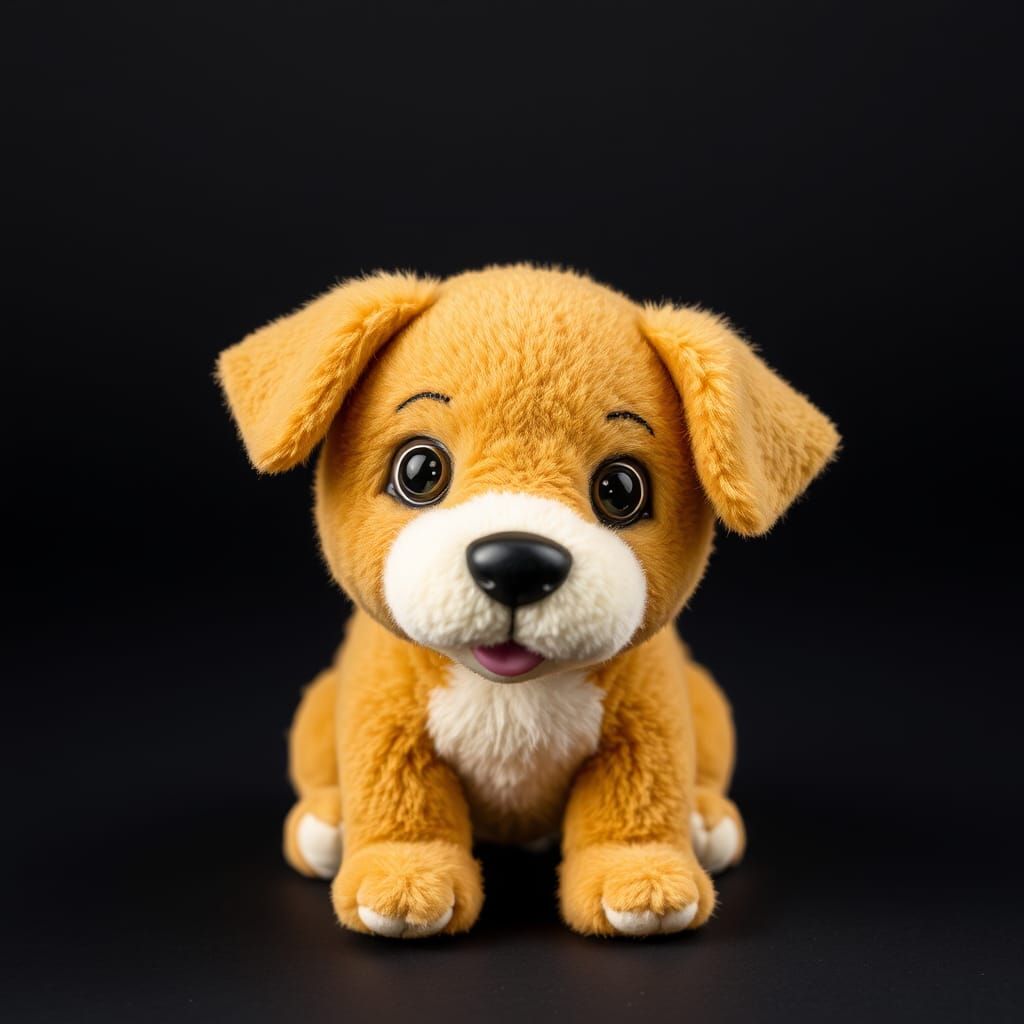 Puppy-Like Toy Image Generated by AI