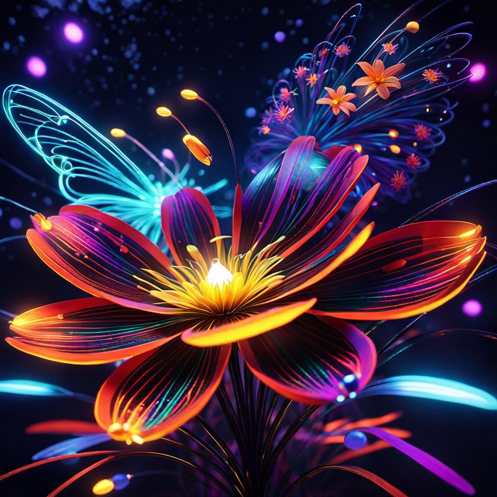 The Magical World of Luminance Flowers Series - 40