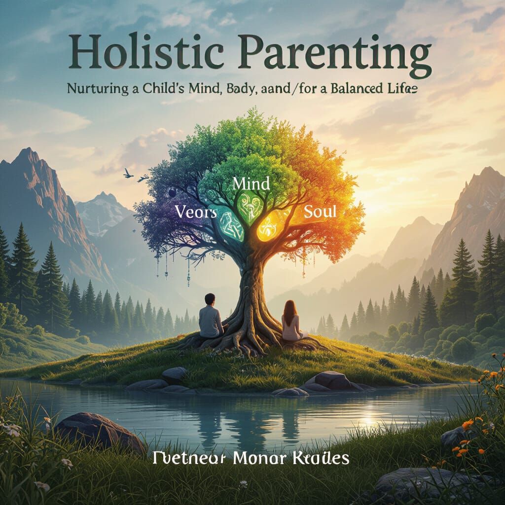 Holistic Parenting Ebook Cover: Nurturing Growth