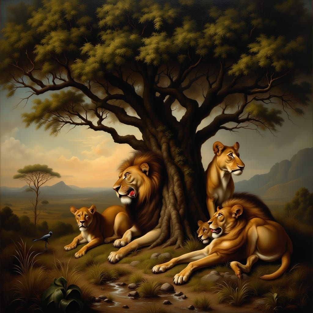 These lions went haywire!