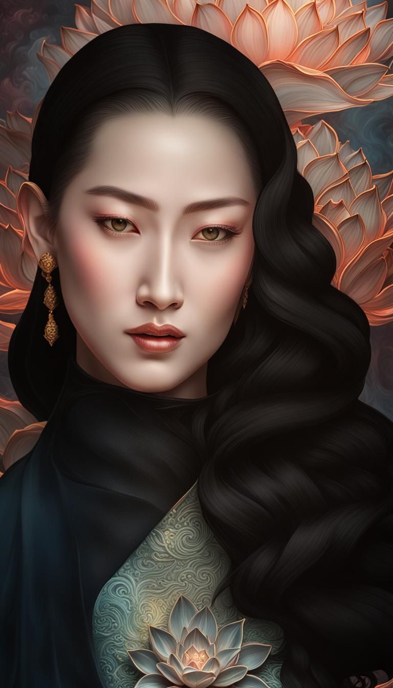 Guan Yin: Lotus, Dragon, and Divine Love