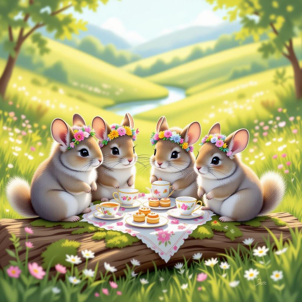 Afternoon Tea with the Chinchilla Clique