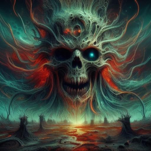 Monster in a Jar: Dripping Neon Apparition