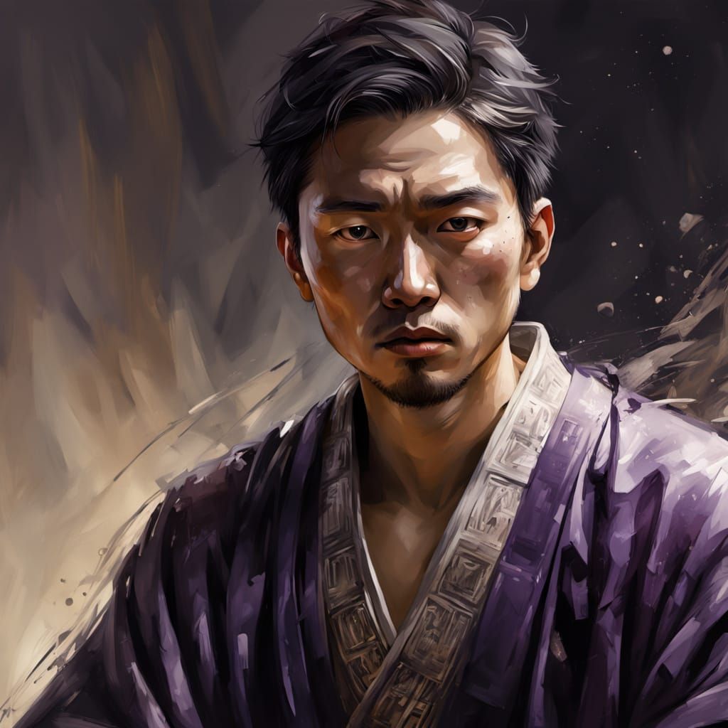 Intense Emotion in Painterly Realism Digital Art