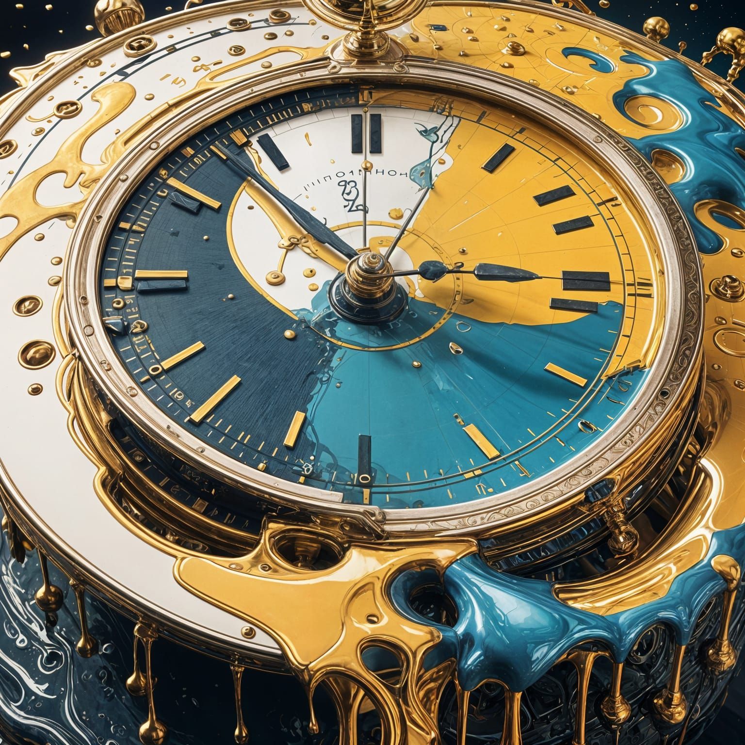 Surreal Melting Clocks Inspired by Salvador Dali