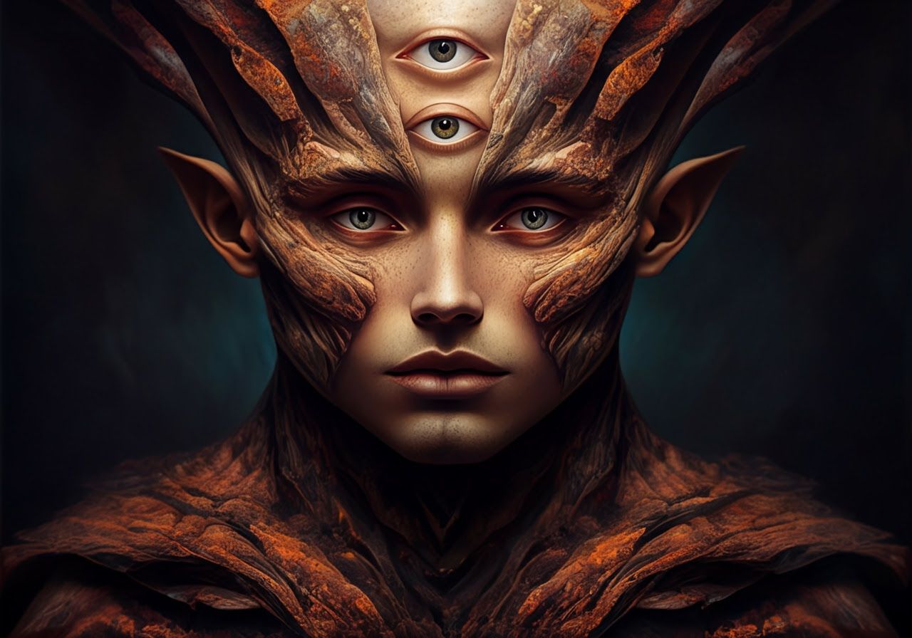 Where They Touched Split-Infinity in Their Clothes Carved fr...