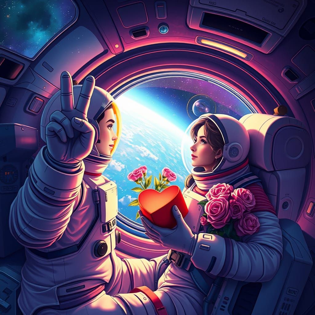 Cosmic Love in Space