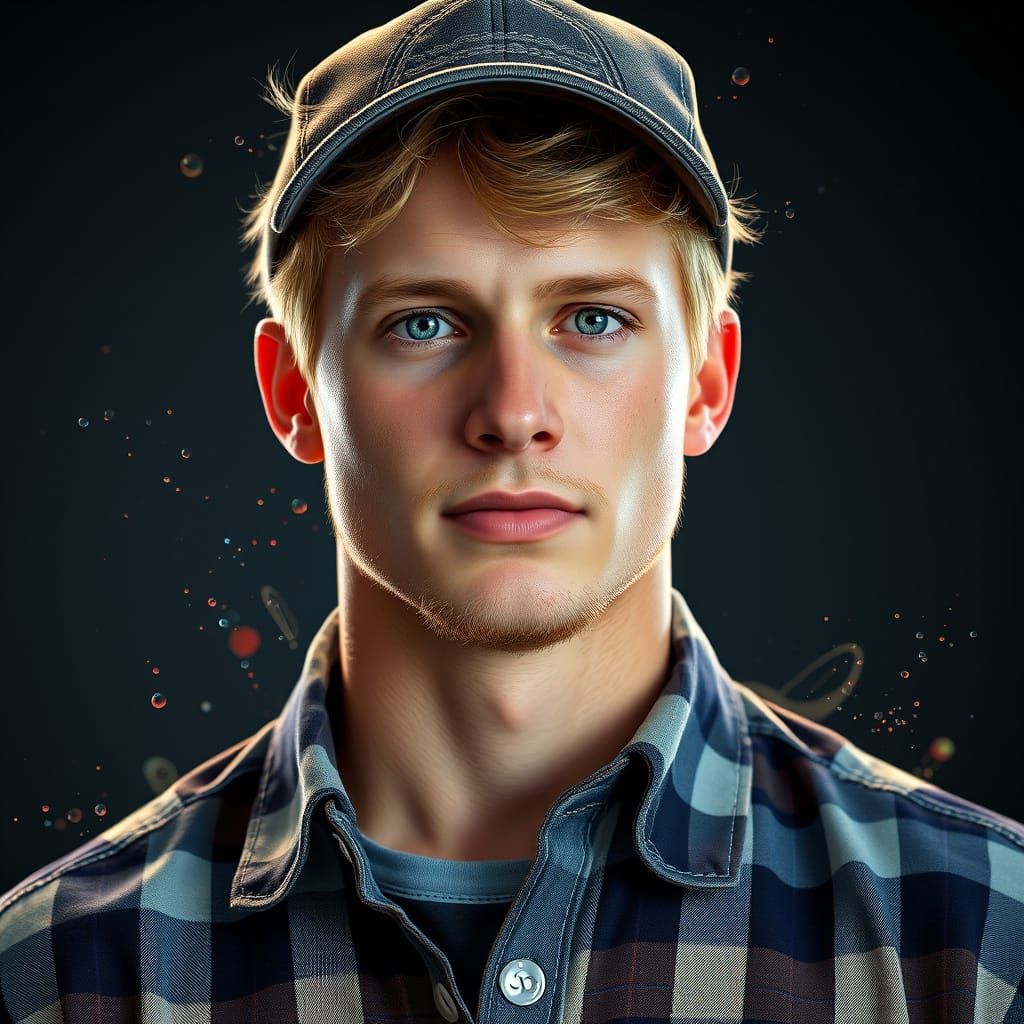 Portrait of Brandon Cooper in Dynamic Lighting