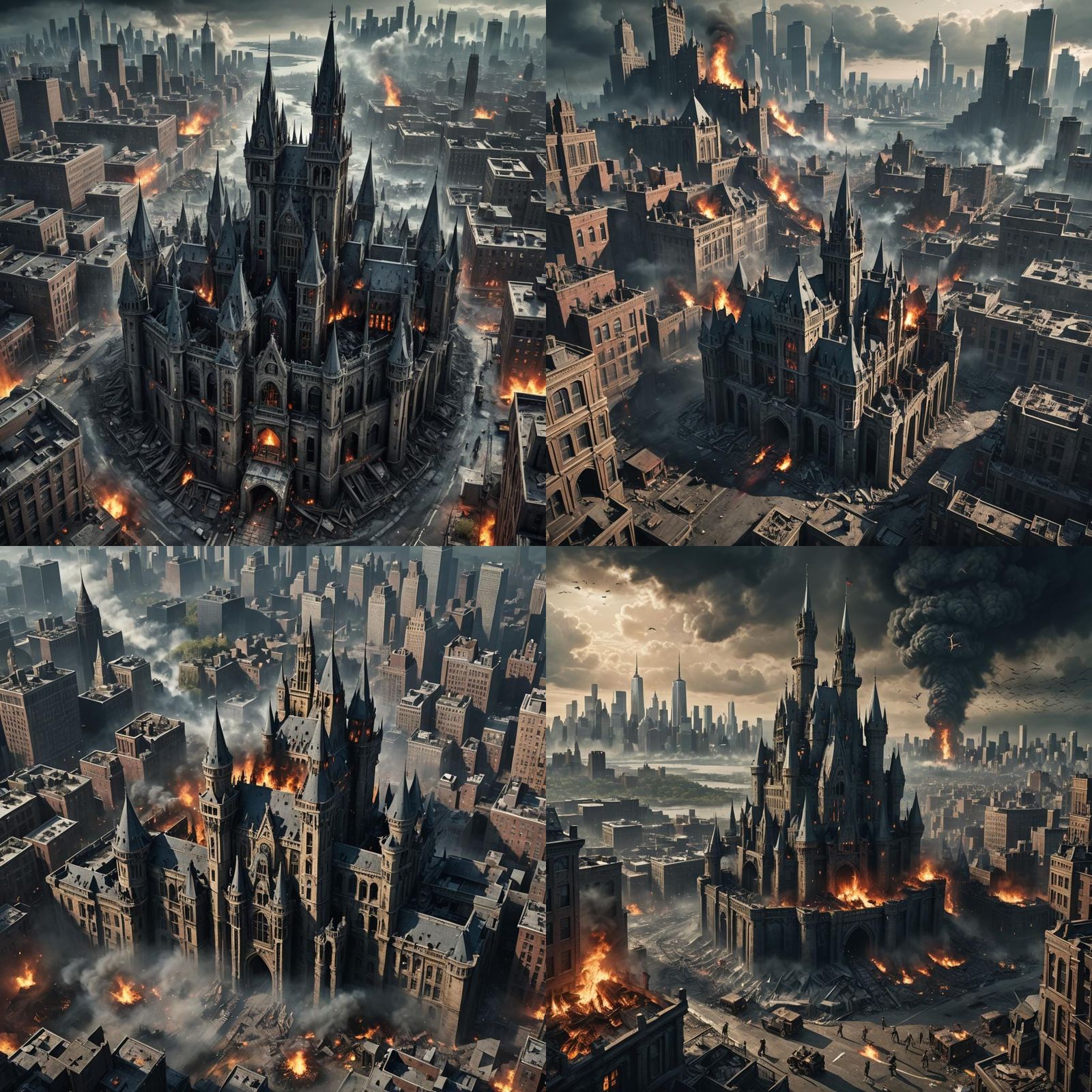 Epic Battle in New York: Humans vs Undead