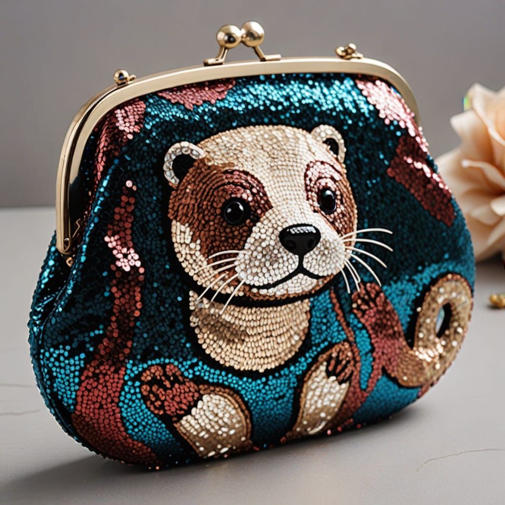 Otter purse