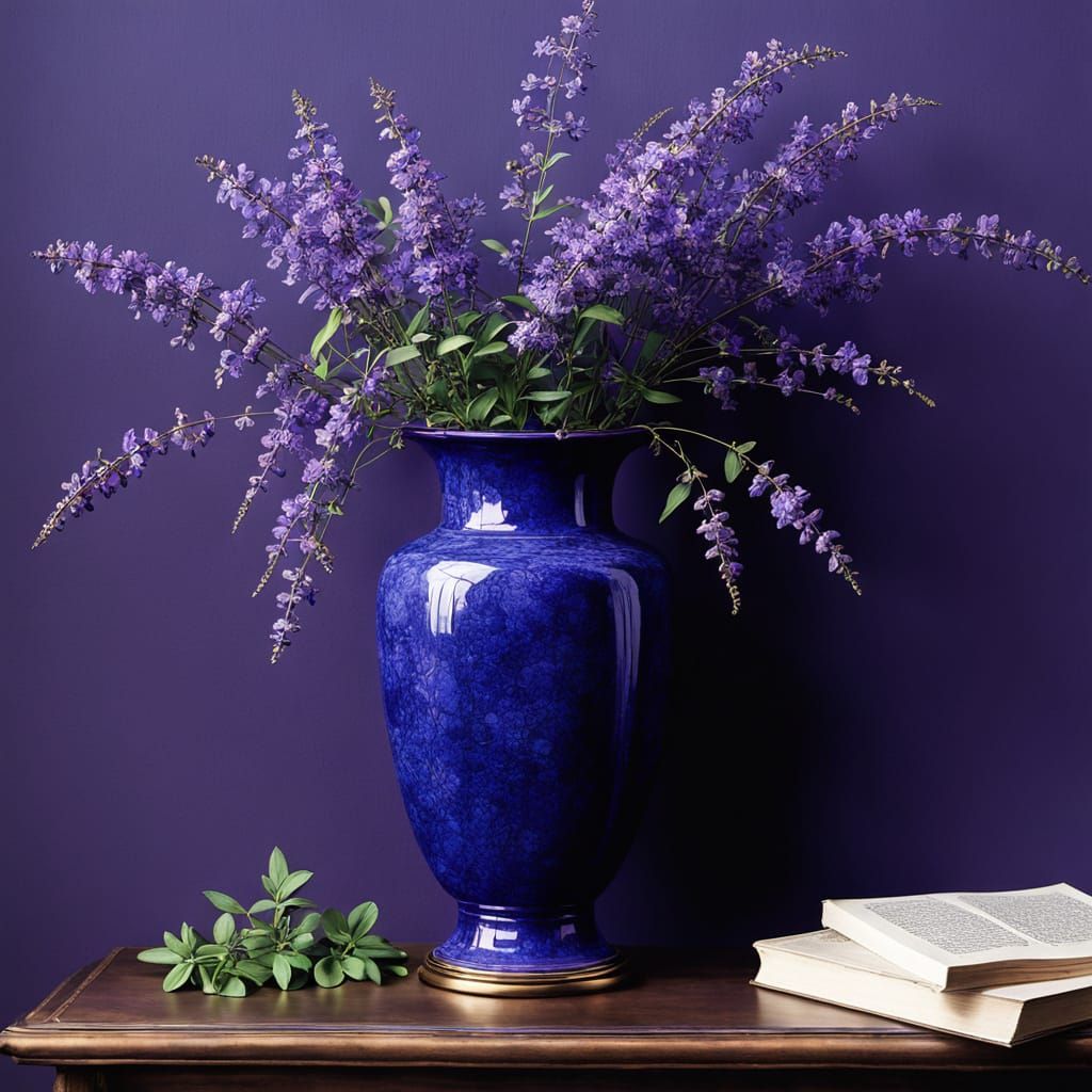 Whimsical Floral Scene in Dreamlike Anime Style