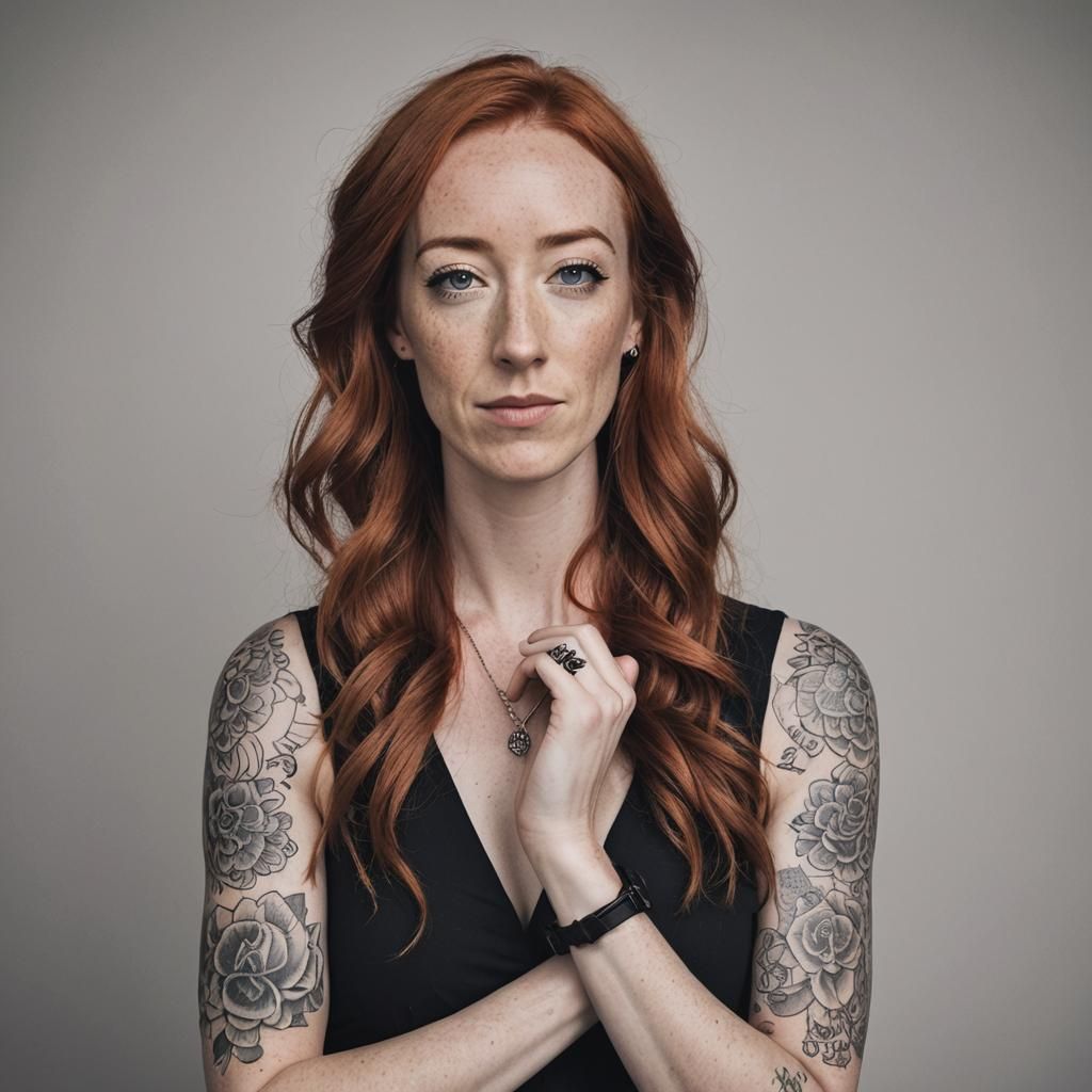 Hannah Fry with tattoos