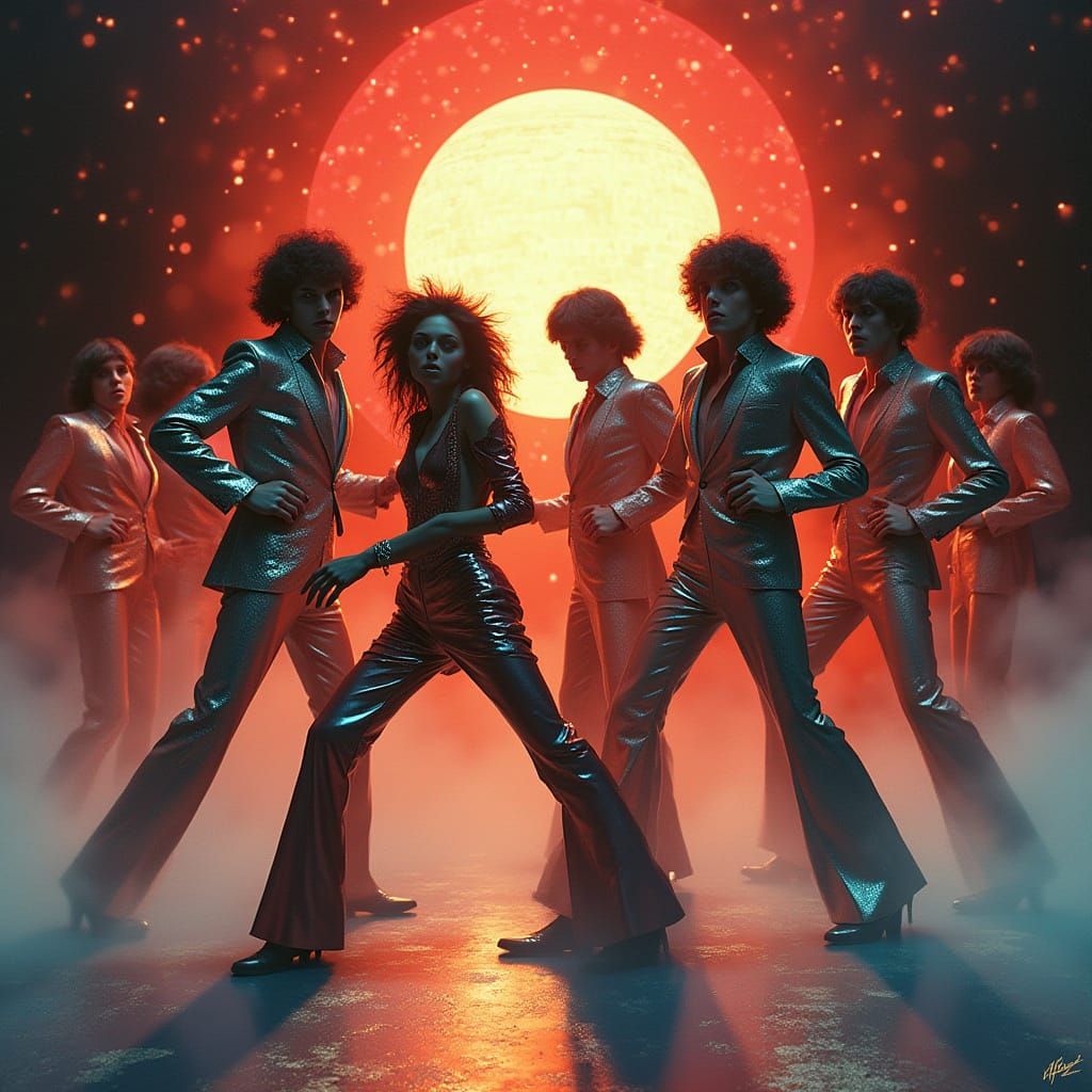 Vampires Dance the Funk in Neon Disco