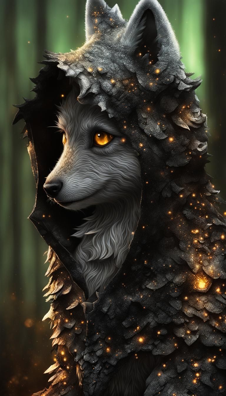 "Adorable bébé loup