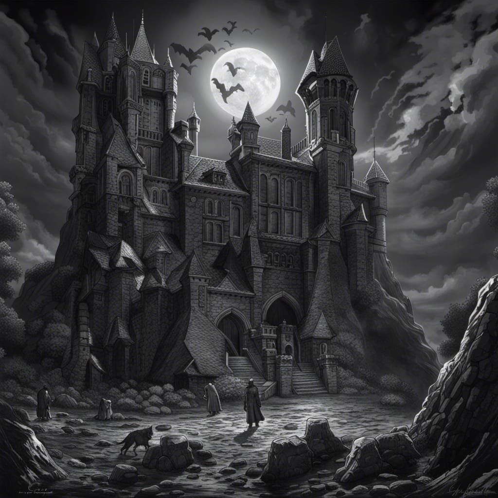 Classic Monsters Castle: Dark Fantasy Concept Art