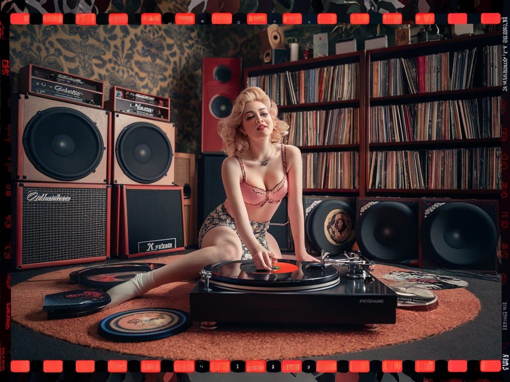 Vintage Rock: A Cinematic 70s-Inspired Portrait