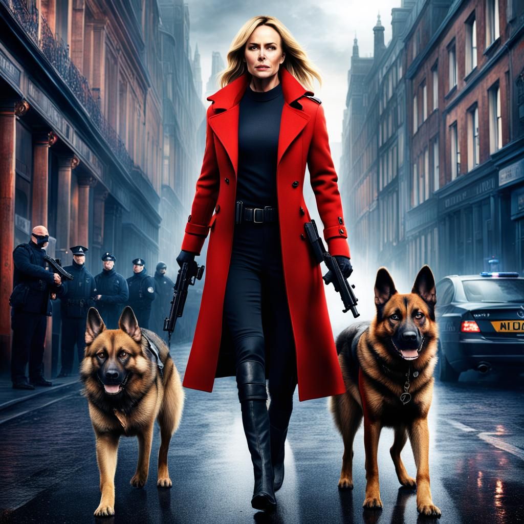 Police Dog Squad Officer Apprehends Criminal