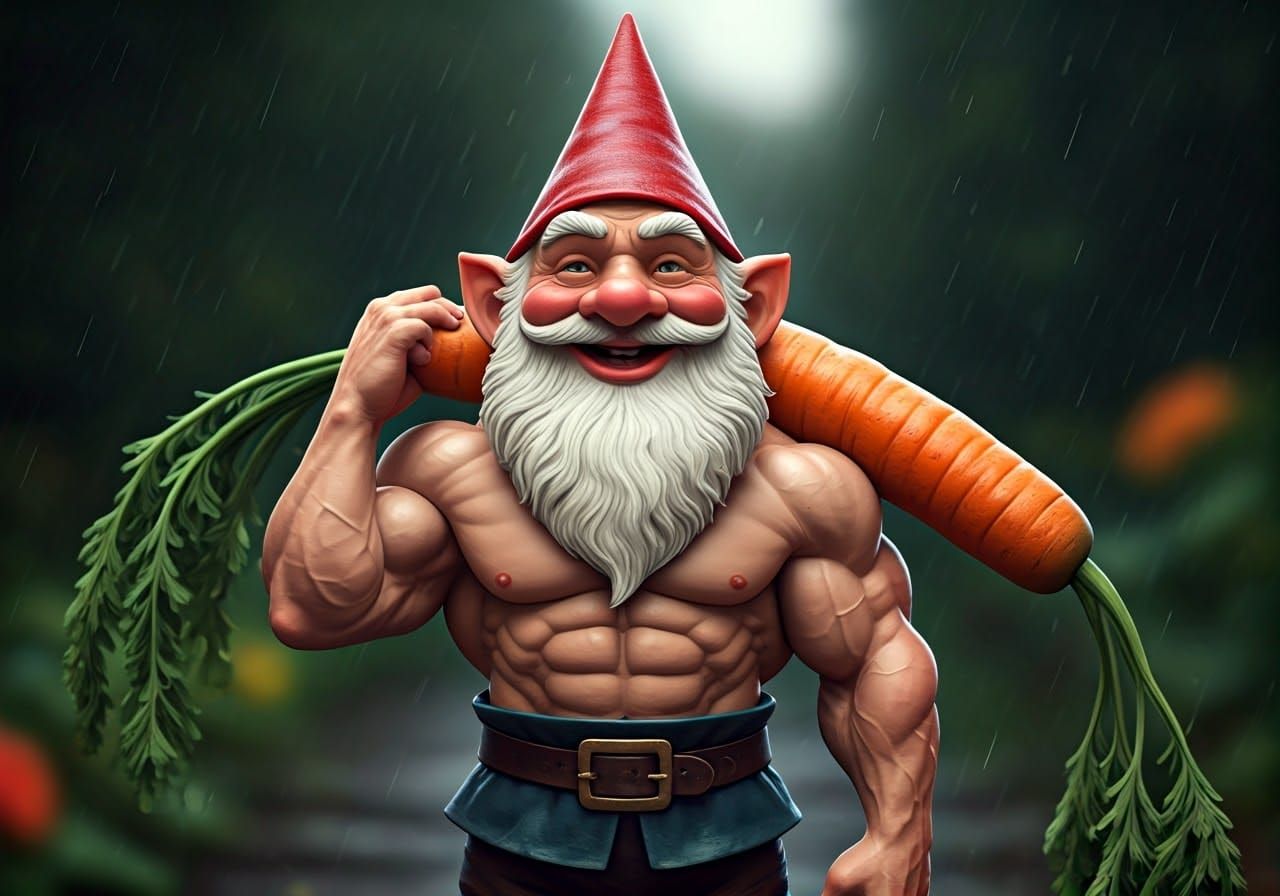 Jacked gnome