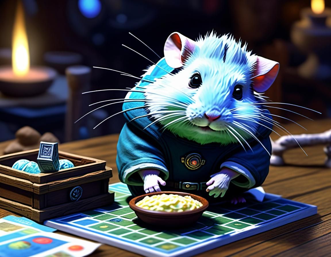 Boo the Miniature Giant Space Hamster from baldur's gate 2 p...