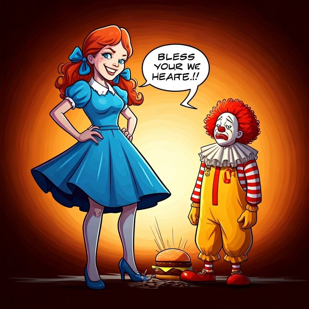 Wendy's Wicked Victory Over McDonald's, Hyper-Stylized Art