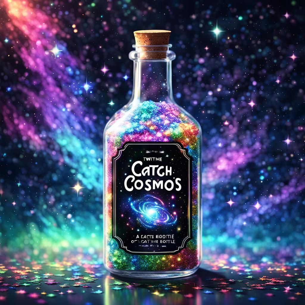 Cosmic Aurora Stardust Whirlwind in a Bottle