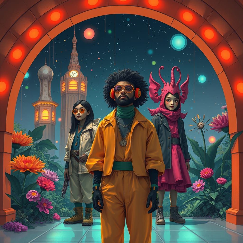 Utopian World of Indultalia in Hyperrealistic Style