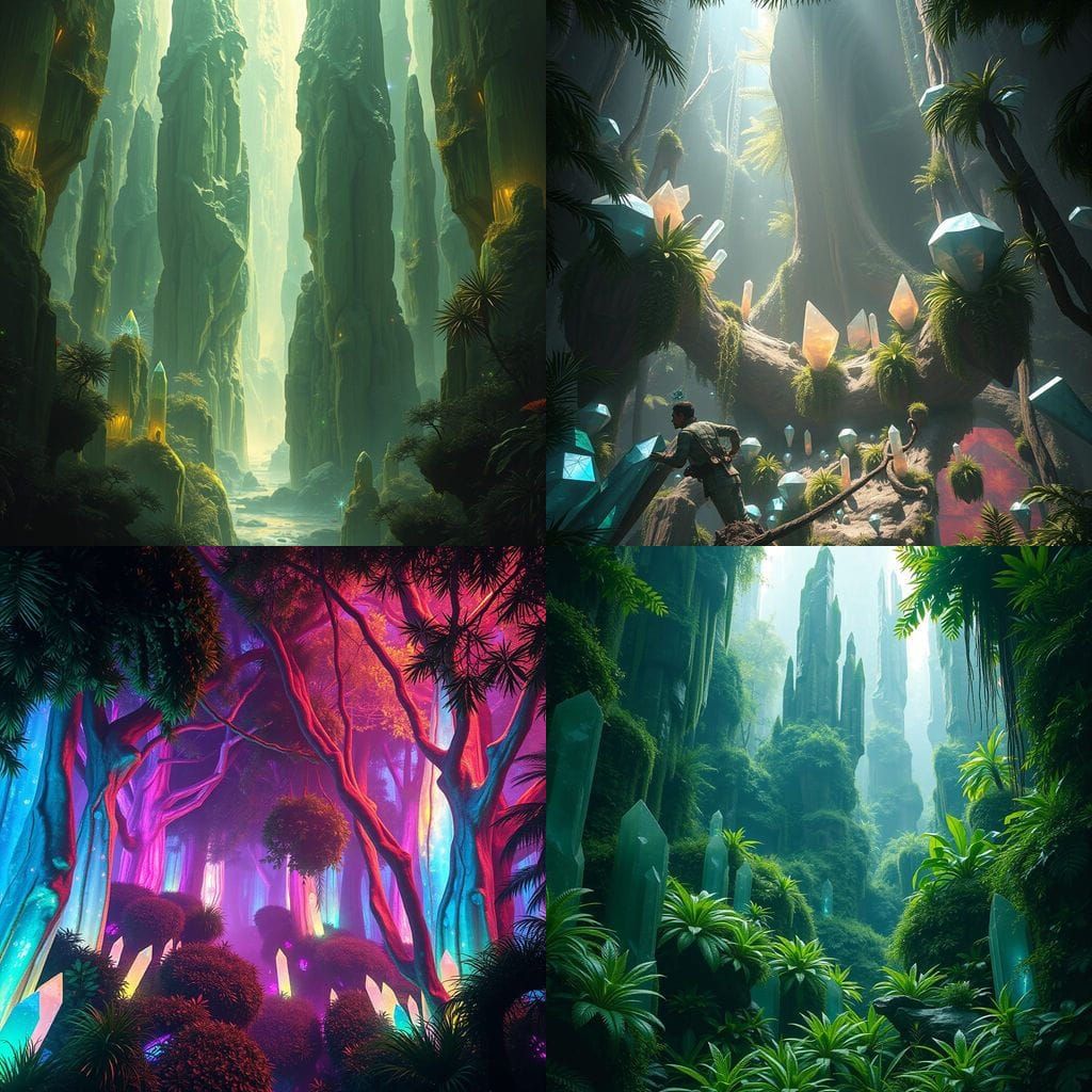 Crystalline Jungle: A Vision of Earth's Future