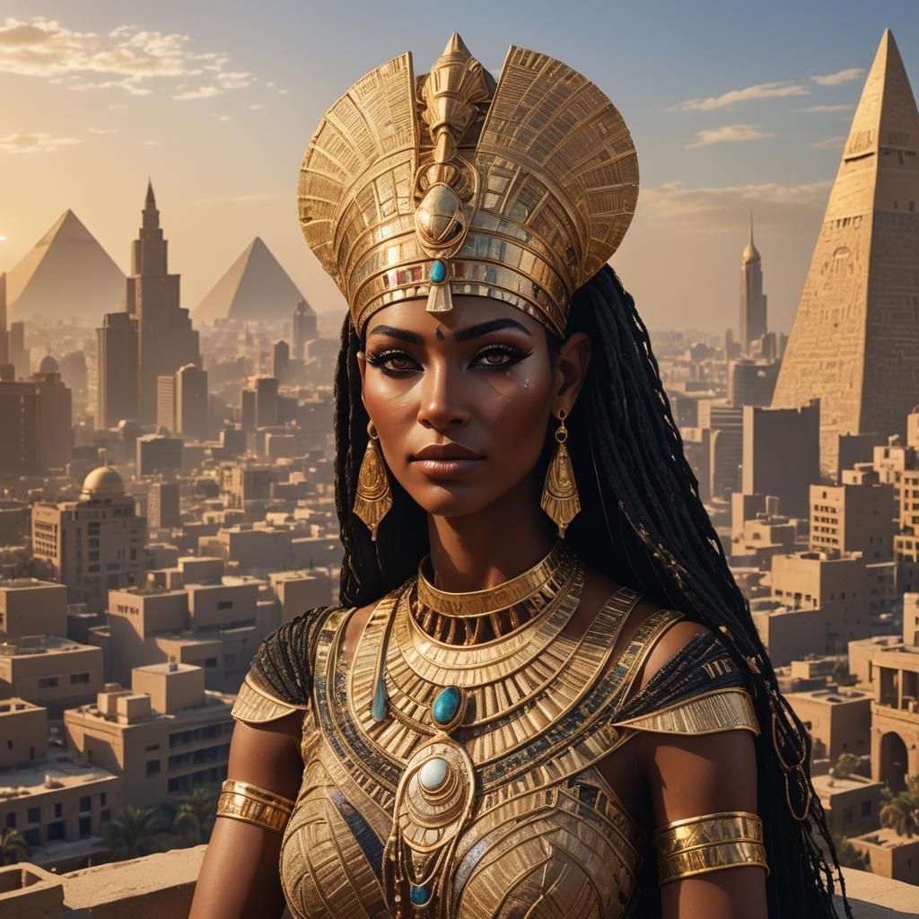 Ancient Goddess of Weaving in Modern Metropolis