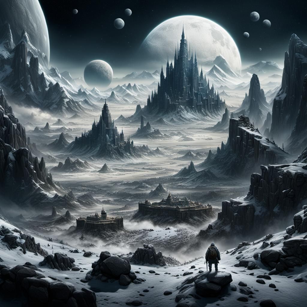 Hungry White Dwarfs in Epic Digital Painting