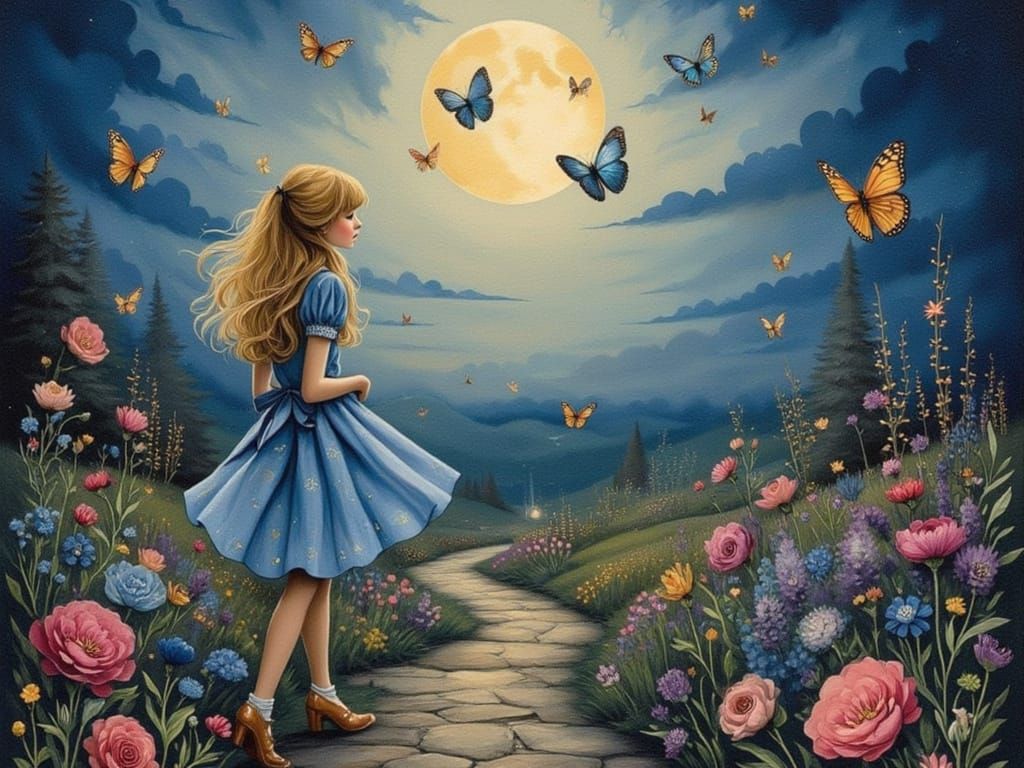 Whimsical Dreamlike Scene in Maximalist 3D Digital Painting ...