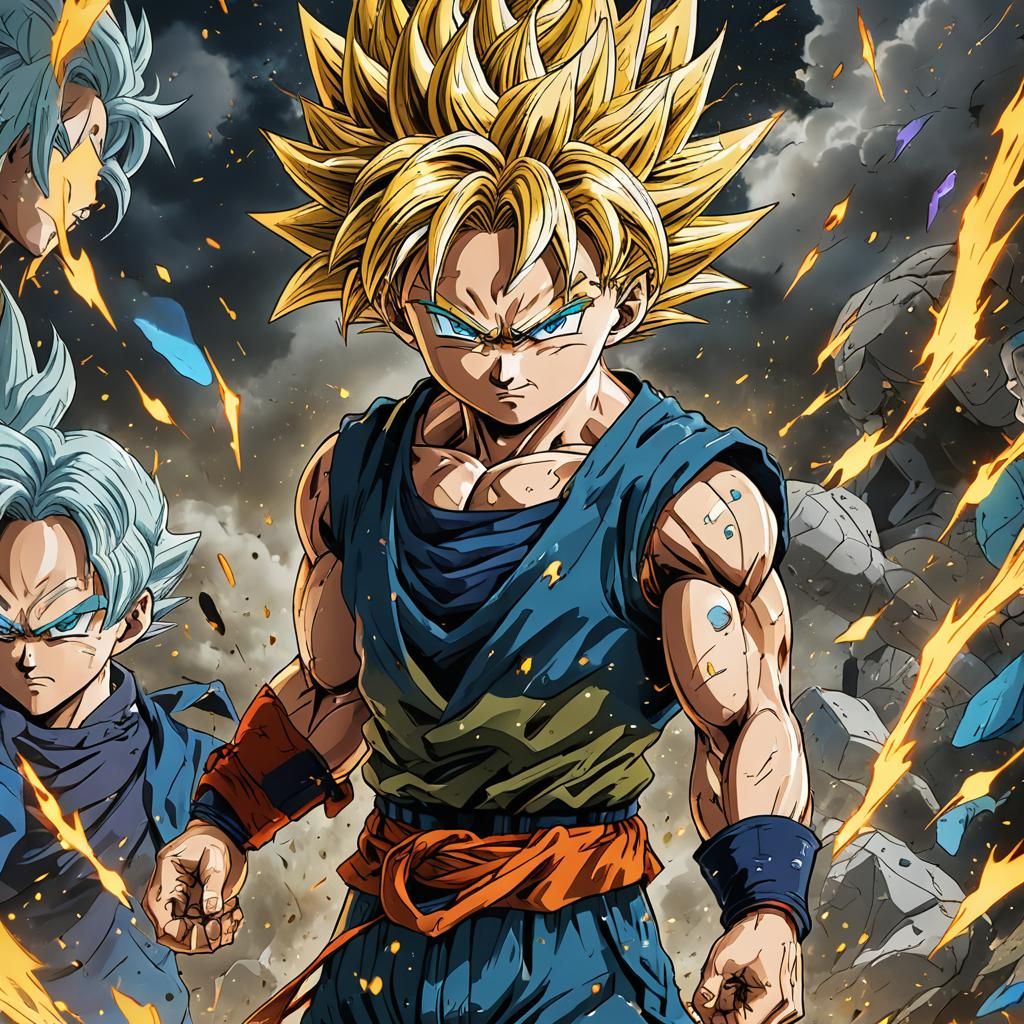 Gotrunks Haikishin State: Dragon Ball Anime Art