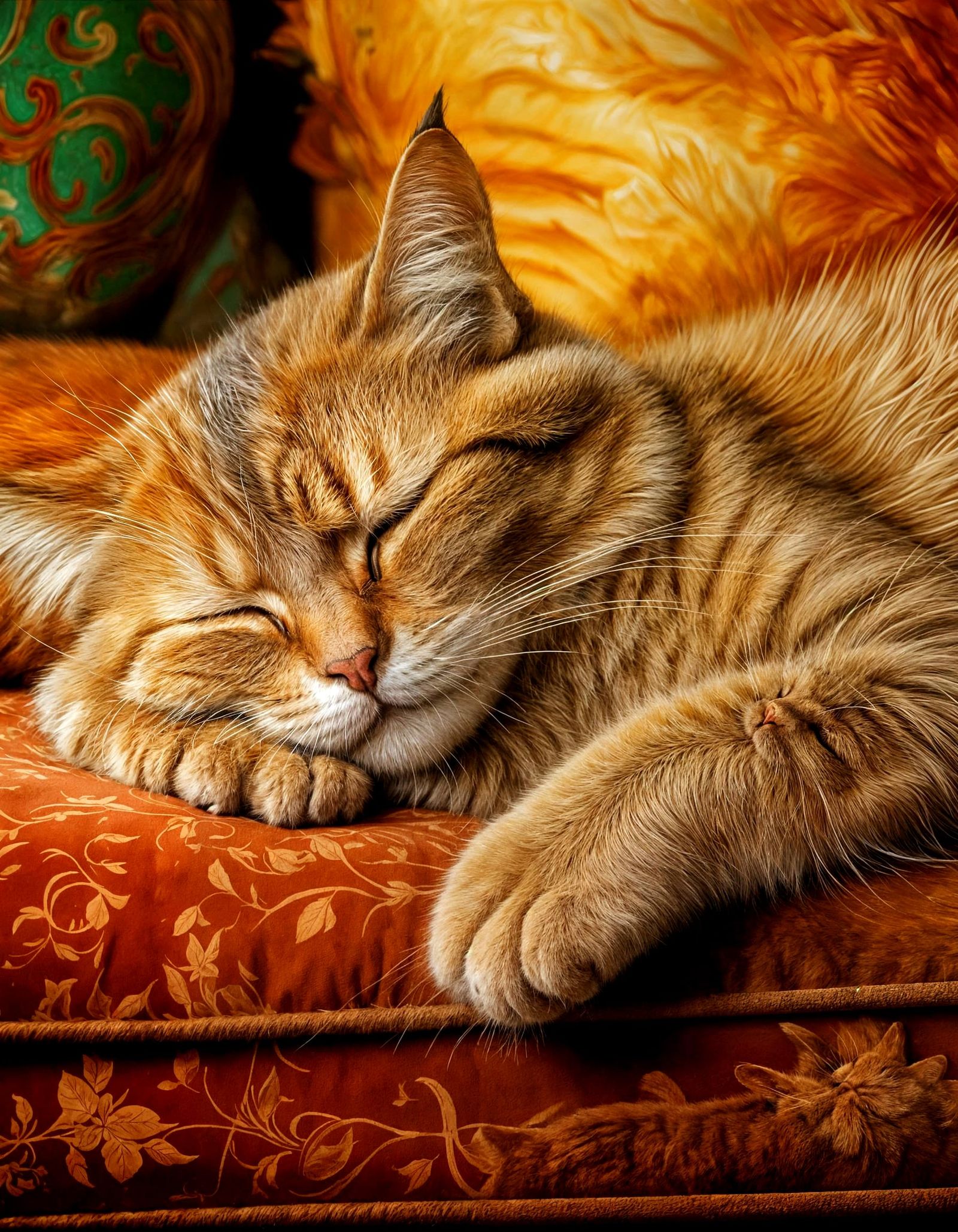 "I'm not snoring, I'm purring."