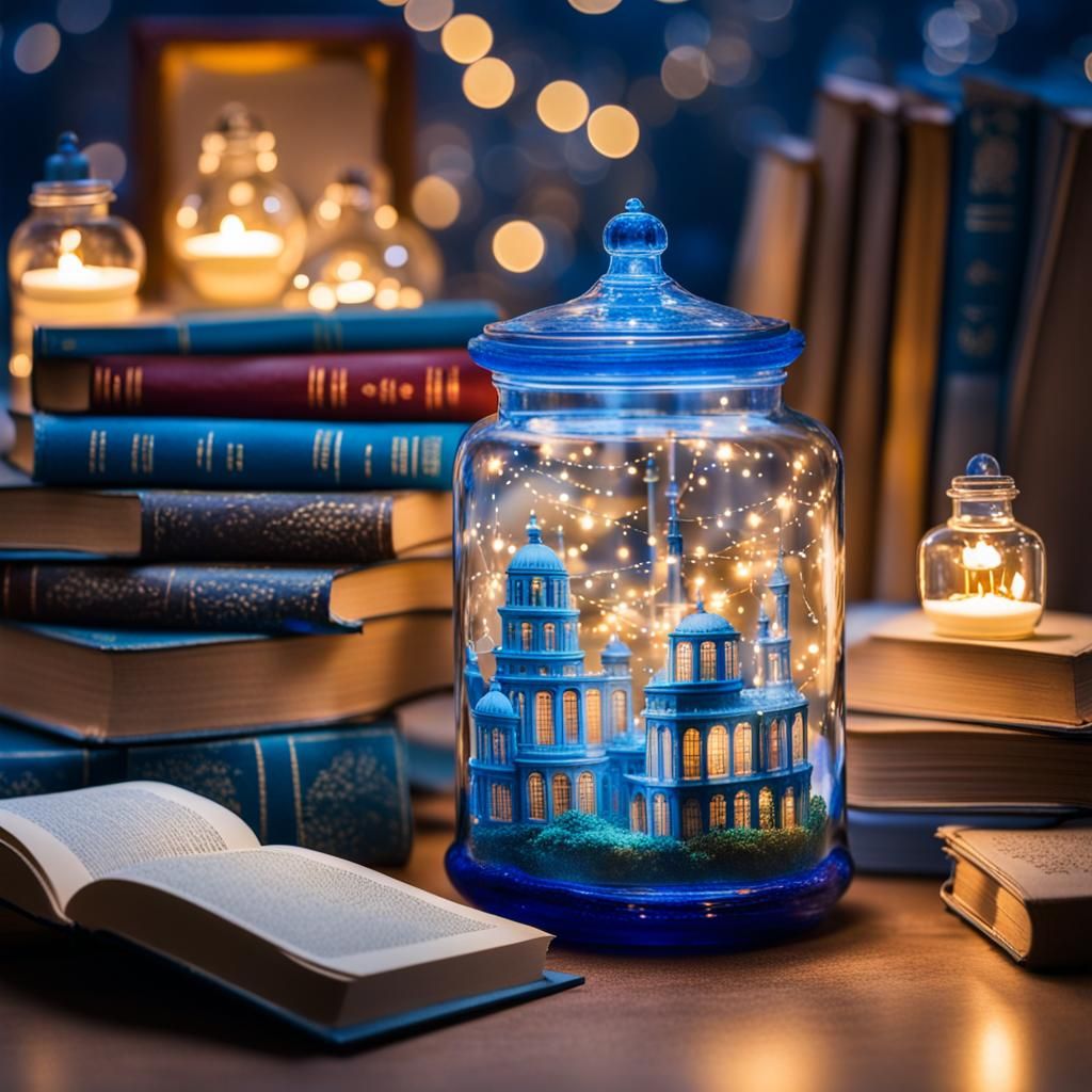 Miniature World: Books and Scholars in a Jar