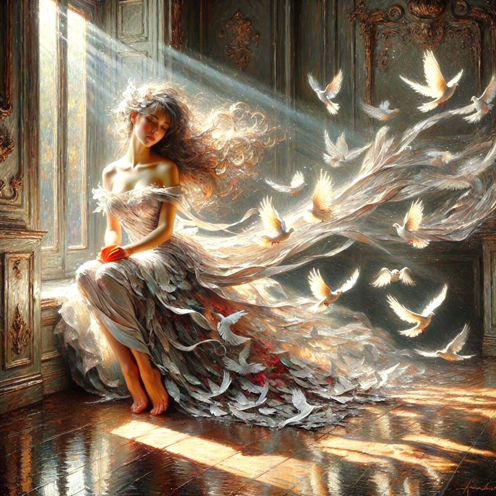 Romantic Victorian Beauty in Motion