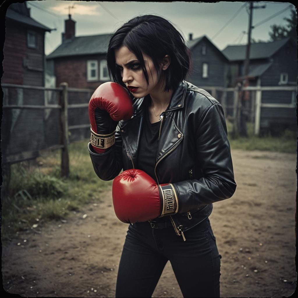 Cinematic Vampire Emo Boxer: Film Still