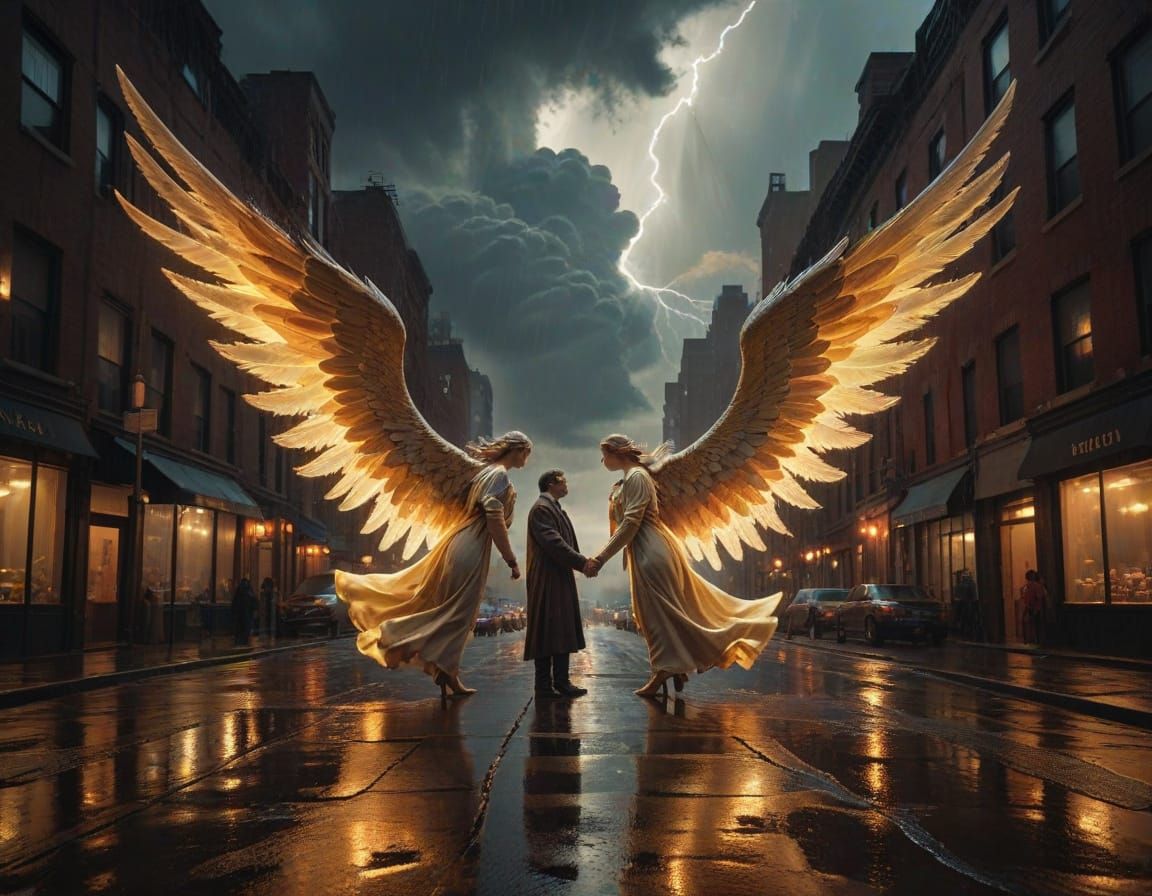 Angels in America: Majestic Heavenly Beings Amidst Stormy Ne...