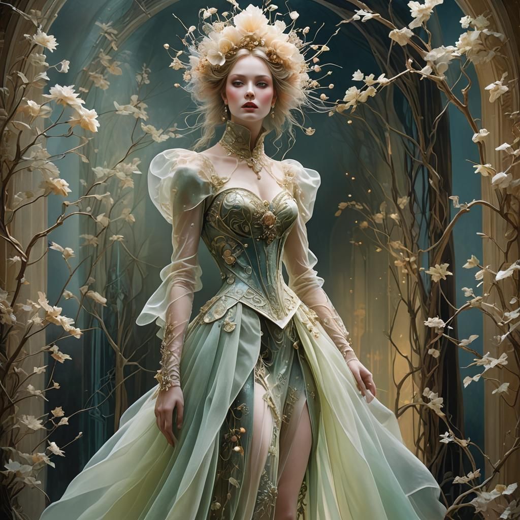 Translucent By Anne Bachelier. Original Avant Garde aesthetic. Architectural clothing. Sumptuous fabric. terrifyingly be...