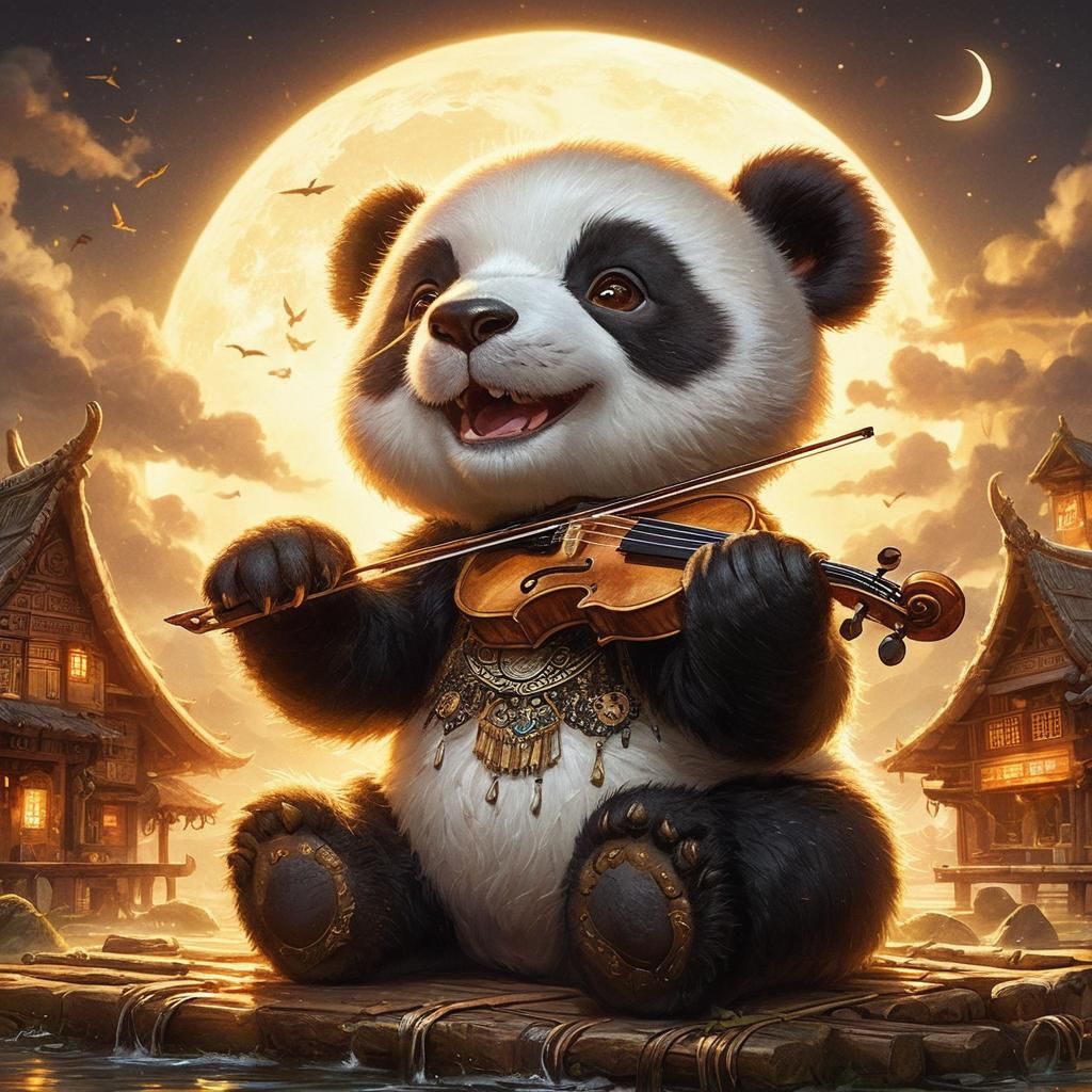 Epic cute panda