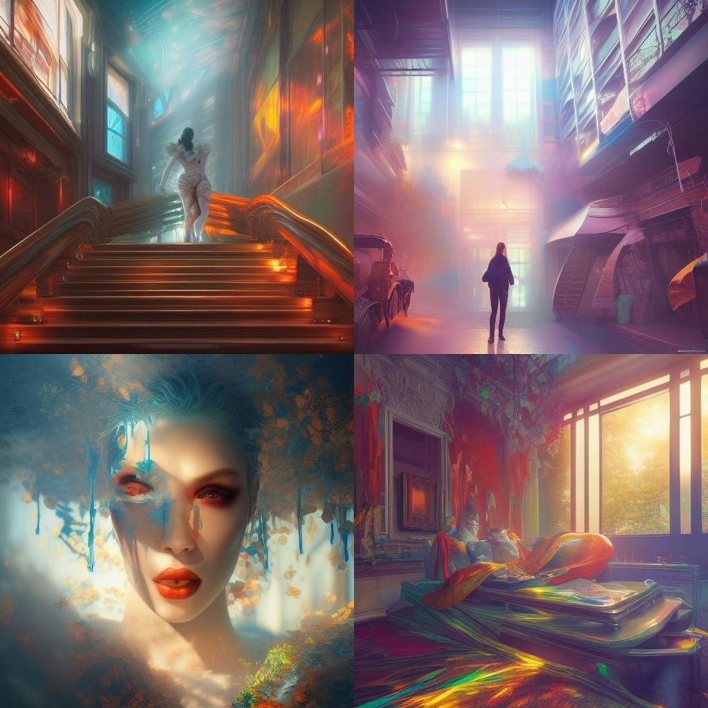 Hyperrealistic Portrait in Modern Art Style