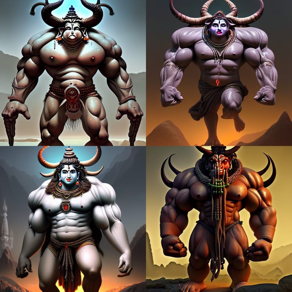 Abomination Juggernaut: Shiva Concept Art